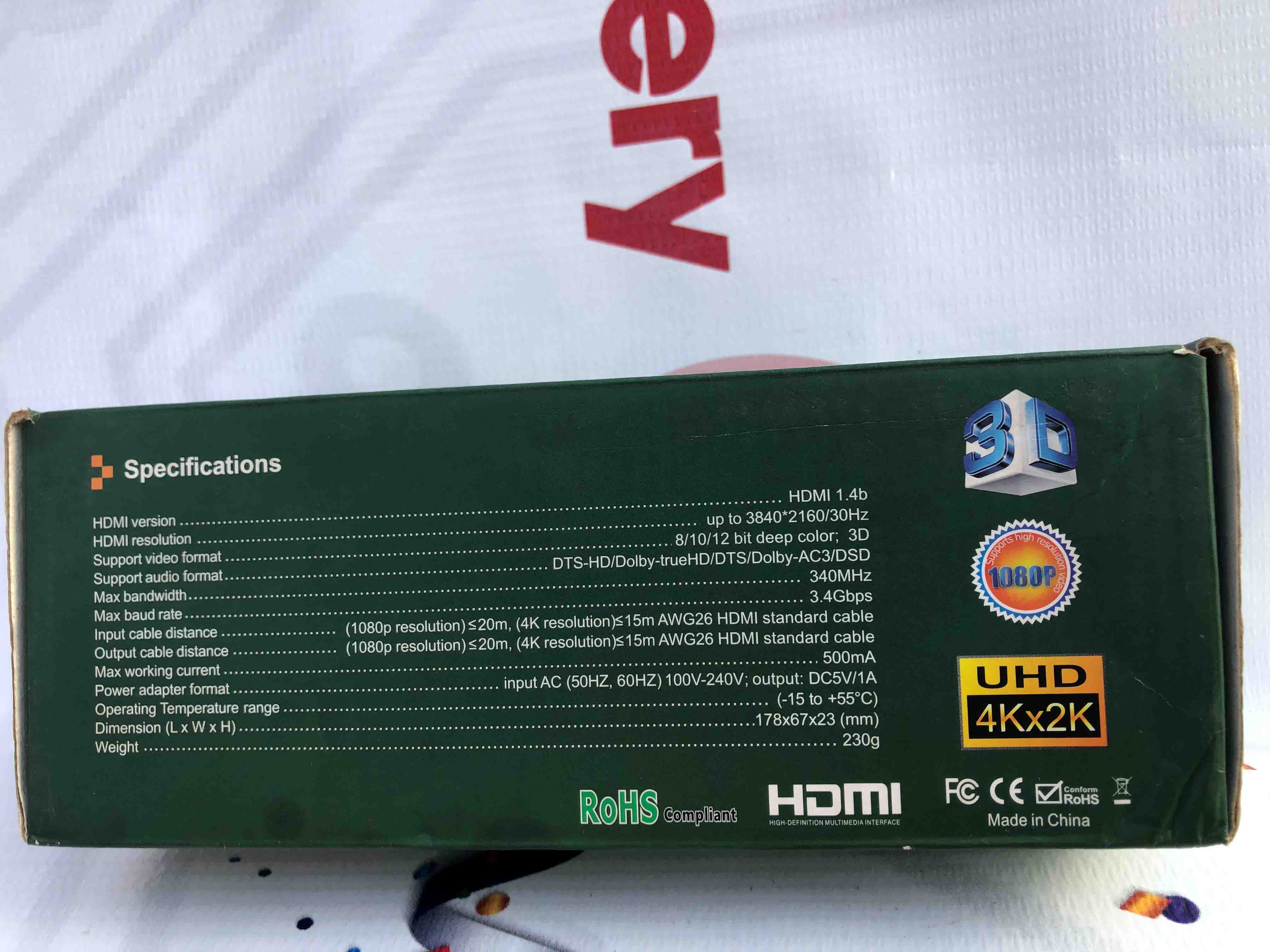 splitter Output x4 4