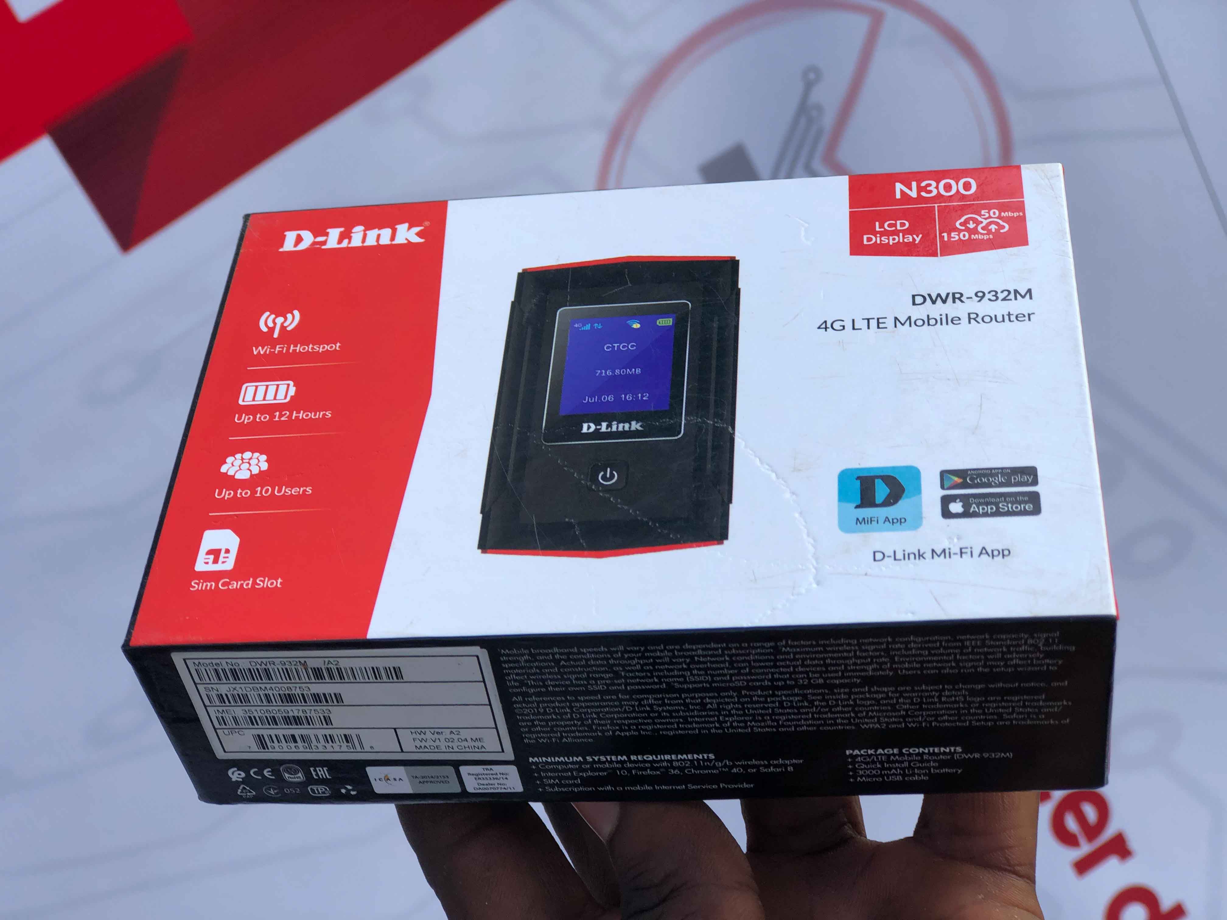 DLINK POCKET WIFI RAUTER 3