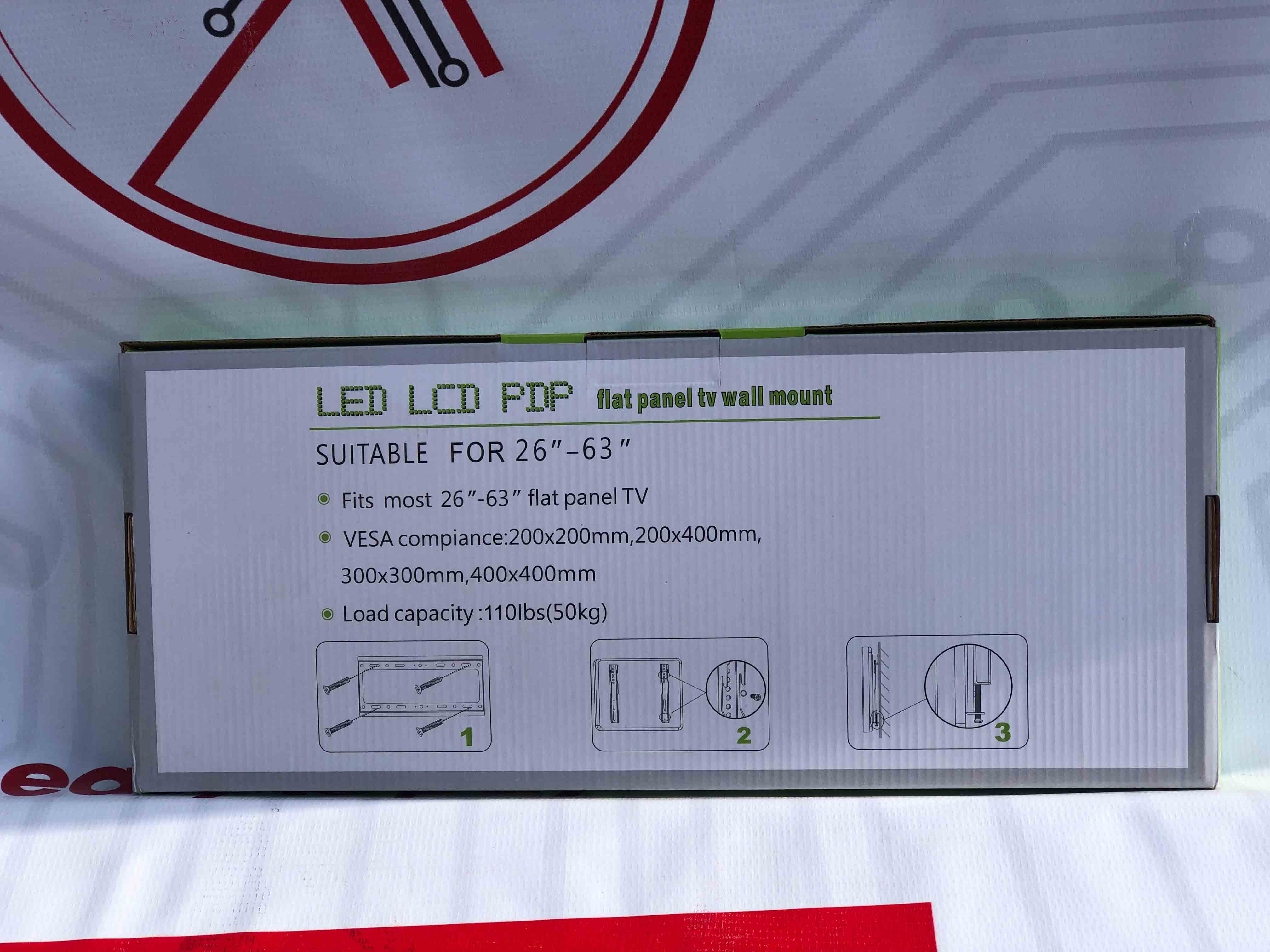 FIXED TV WALLMOUNT 26-63 INCH 3