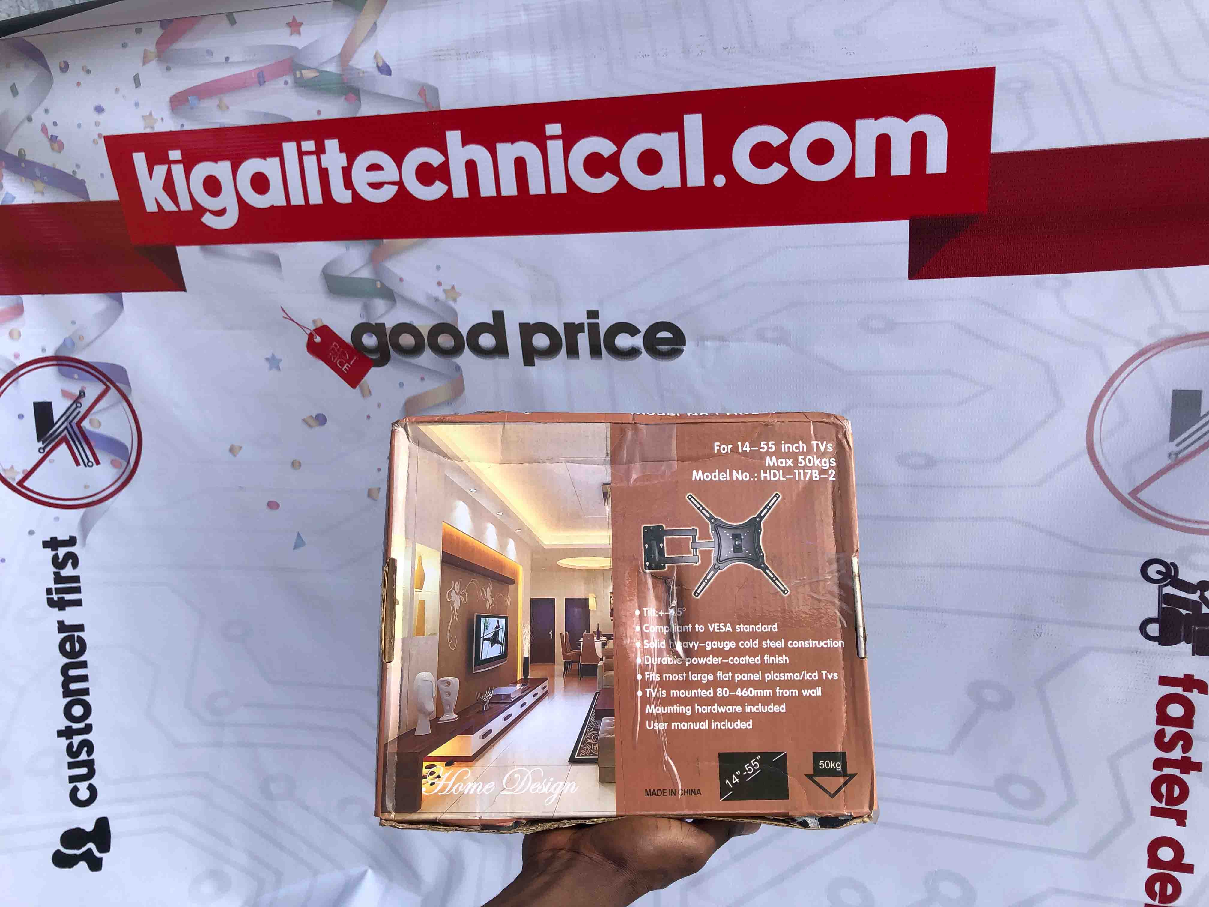 FULL ROTATION TV WALLMOUNT 14-55 INCH 5